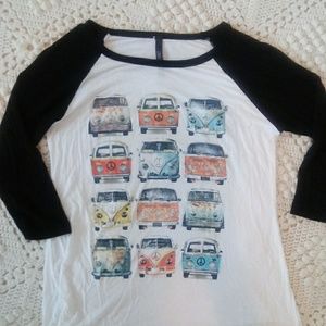 Vintage Van Graphic Long Sleeve Tee